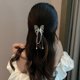 thumbnail image 2 of Sophisticated Butterfly Hair Accessories with Pearls Designs Styling Hairpieces Hair Decoration for Women and Girls Tassel Rhinestone Cl, 2 of 4