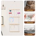 thumbnail image 2 of Organizador de diademas para bebé con cinturón de almacenamiento, soporte para horquillas, pinzas para el pelo para niñas, soporte de madera para lazos, 2 of 6
