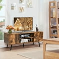 thumbnail image 5 of Gymax Industrial TV Stand Entertainment Center for TV's Up to 55" w/ Storage Cabinets, 5 of 10