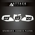 thumbnail image 2 of Attack Graphics Number Plate Backgrounds for KTM 65 SX 2017, 2 of 2