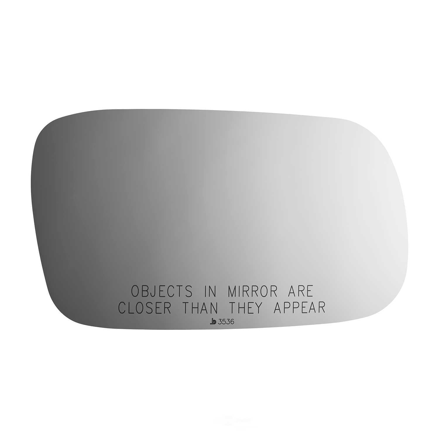 Burco Side View Mirror Replacement Glass - Clear Glass - 3536