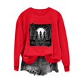 thumbnail image 5 of Enjoytime Halloween Sweatshirts for Women Funny Printed Crew Neck Long Sleeve Tops Fall Fashion Casual Spooky Season Sweatshirt, 5 of 6