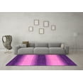 thumbnail image 3 of Ahgly Company Indoor Rectangle Abstract Purple Modern Area Rugs, 7' x 10', 3 of 4