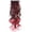Red, variant on Ribbon Ponytail Clip In Hair Extension, Long Wavy High Temperature Synthetic Hair Piece for Women Styling(Brown,45cm)