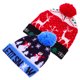 thumbnail image 5 of KAKOWELY 2 gorros navideños iluminados con luz LED, accesorio navideño, gorros navideños con luces LED, gorro navideño de punto, gorros decorativos., 5 of 5