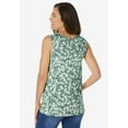 thumbnail image 2 of Woman Within Plus Size Perfect Printed Scoopneck Tank, 2 of 5