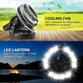 thumbnail image 2 of Portable Led Camping Lantern With Ceiling Fan - Hurricane Emergency Survival Kit, 2 of 5