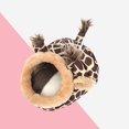 thumbnail image 3 of Mini Warm Sleep Pet Cushion Pad Bed Jirafa Design Jaula para Hamster / Hedgehog / Squirrel / Mice / Rats / Small Animals Size S, 3 of 5
