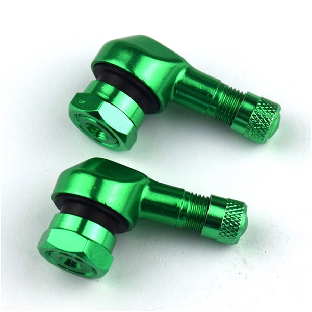 Scienceny Paquete de 2 vástagos de válvula, accesorios impermeables para camiones, cubiertas a prueba de lluvia, piezas reemplazadas resistentes al Vehículos, repuestos y accesorios Mis Verde Scienceny VI015889-08