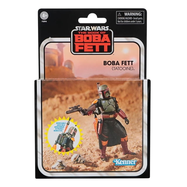 Figura Boba Fett (Tatooine) Hasbro Star Wars Colección Vintage 3.7 Pulgadas