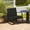 Black, variant on Aimee Lii Outdoor Rocking Chair, Patio Rocker Chair, Weather Resistant,for Lawn, Porch, Backyard, Indoor and Garden, Gray