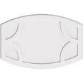 thumbnail image 1 of Ekena Millwork CMP40X26KY 26.62 x 40 in. Rectangle Kailey Architectural Grade PVC Contemporary Ceiling Medallion, 1 of 1