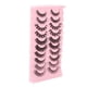 thumbnail image 5 of Juego de 10 pestañas postizas hechas a mano con rizo DD, pestañas postizas multicapa para mujer, 5 of 15