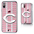 thumbnail image 7 of Cincinnati Reds Text Backdrop Clear iPhone Case, 7 of 7