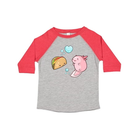 

Inktastic An Axolotl Meets a Taco Gift Toddler Boy or Toddler Girl T-Shirt