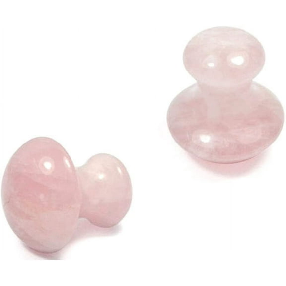 Gua Sha Tool , Gua Sha Scraping Massage Tool, Crystal Chakra Healing Stone, Mushroom Shape Guasha Facial Massage Stone for Eye Face Neck Skin Body Beauty Spa Relaxing 1 Piece (Rose Quartz)