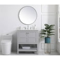 thumbnail image 6 of 30 inch Single Bathroom Vanity in Gray, 6 of 8