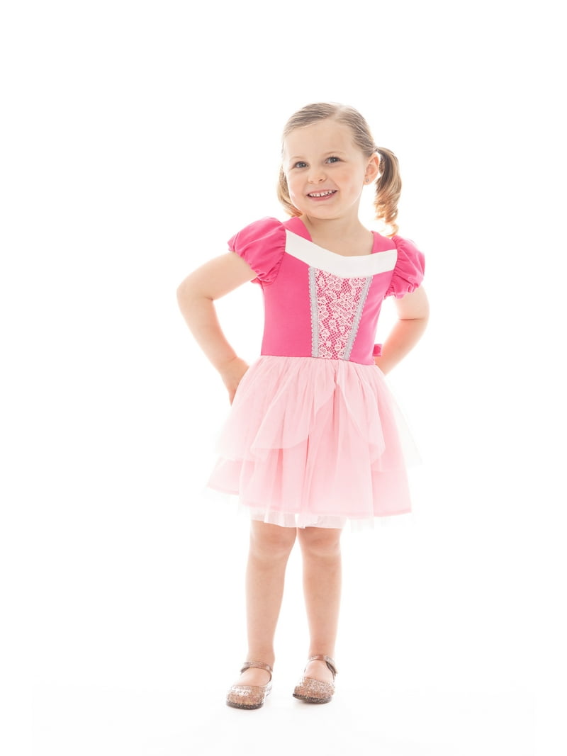 open lace back dress Amazon.com: Disney Aurora Costume for Baby – Sleeping Beauty, Size 3-6  Months : Toys & Games