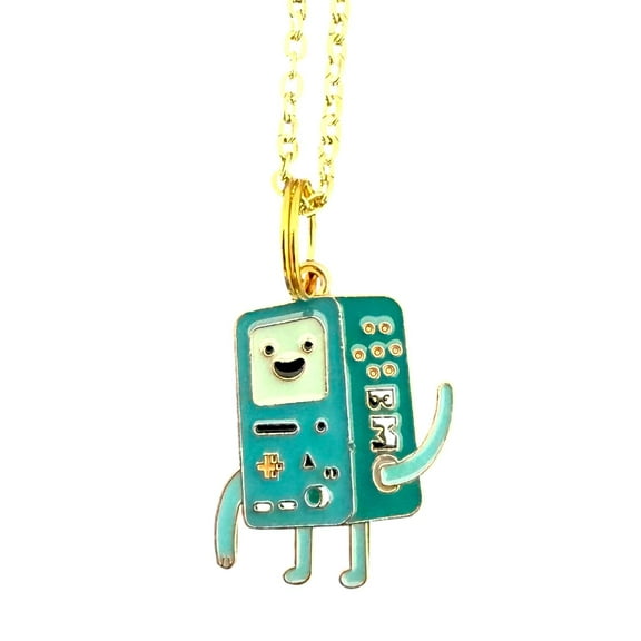 Adventure Time Cartoon Necklace Beemo BMO Charm Pendant