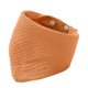 thumbnail image 4 of Babero unisex para bebé, cómodo, suave y delicado con la piel, tipo bandana triangular. Naranja oscuro, 4 of 9