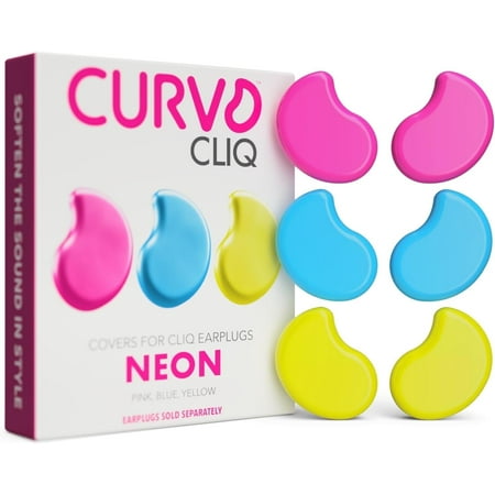 CURVD Cliq™ Earplug Covers – Interchangeable, Swappable, and Stylish Replacement Covers for CURVD Cliq™ Earplugs, Effortless Design Changes, Personalization & Customization at Your Fingertips