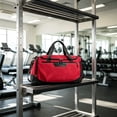 thumbnail image 6 of Large Capacity Gym Bag with Wet Dry Compartments, Sports Travel Tote with Shoe Pocket, Crossbody Duffel Bag for Trolley Attachment, Multifunctional Bag for Gym and Weekend Trips, 6 of 6