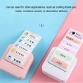 thumbnail image 4 of White Self Adhesive Thermal Paper, Glossy Printable Sticker Paper for Phomemo Pocket Mobile Printer, Black on White Thermal Paper Rolls Square Terminals, and Credit Card Machines, 4 of 7