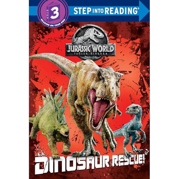 Pre-Owned Dinosaur Rescue! (Jurassic World: Fallen Kingdom) (Step into Reading), 9780525580799, 0525580794, Paperback, Dlx Mti edition