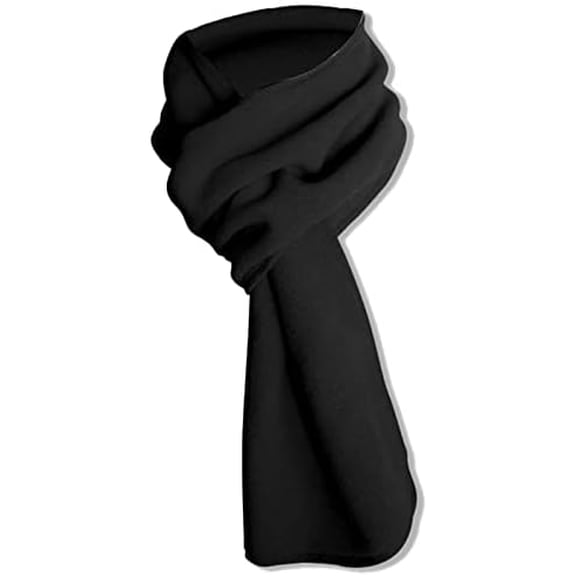 Fleece Scarf Soft Lightweight Solid Color Warm Winter Wrap for Women Men Girls and Boys
