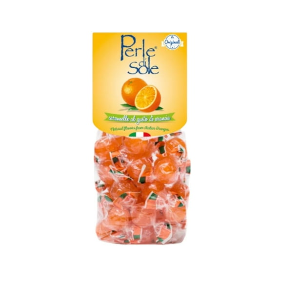 Perle di Sole Original Orange Drops from Sorrento (7.05 oz Bag) Made in Italy