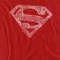 thumbnail image 3 of Superman Rough Paisley Logo Kids T Shirt (2) for Youth Toddler Boys and Girls, Red, 3 of 5