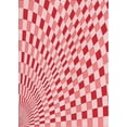 thumbnail image 1 of Ahgly Company Indoor Rectangle Patterned Deep Rose Pink Area Rugs, 8' x 12', 1 of 6