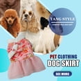 thumbnail image 4 of Ropa de perro vestidos de cachorro traje tang traje chino año nuevo estilo invierno calidez múltiples patrones elegantes perros traje para Bichon XL floreciente rosa Noticed PT000711-15, 4 of 7
