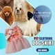 thumbnail image 4 of Ropa de perro vestidos de cachorro traje tang traje chino año nuevo estilo invierno calidez múltiples patrones elegantes perros traje para bichon l flor rosa seitruly PT000711-11, 4 of 7