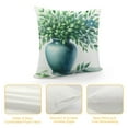 thumbnail image 4 of GOSMITH Eucalyptus Greenery Spring Throw Pillow Covers Blue Vase Mason Jar Green Leaves Outdoor Farmhouse Decorations Decorative Throw Pillows Cases for Home Porch Couch Sofa Decor, 4 of 5