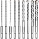 thumbnail image 1 of Brocas para hormigón SDS Plus de 9 piezas Brocas de cuatro filos para perforación de hormigón, 1 of 5