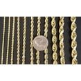 thumbnail image 4 of 10K Gold Rope Chain Gold Rope Chain  Bracelet 3mm, 3.6mm, 4mm, 4.5mm, 5mm, 6mm 10K Gold Rope Bracelet, 10K Gold Chain,  Men, Women (Bracelet width:2; Bracelet length:7;), 4 of 5