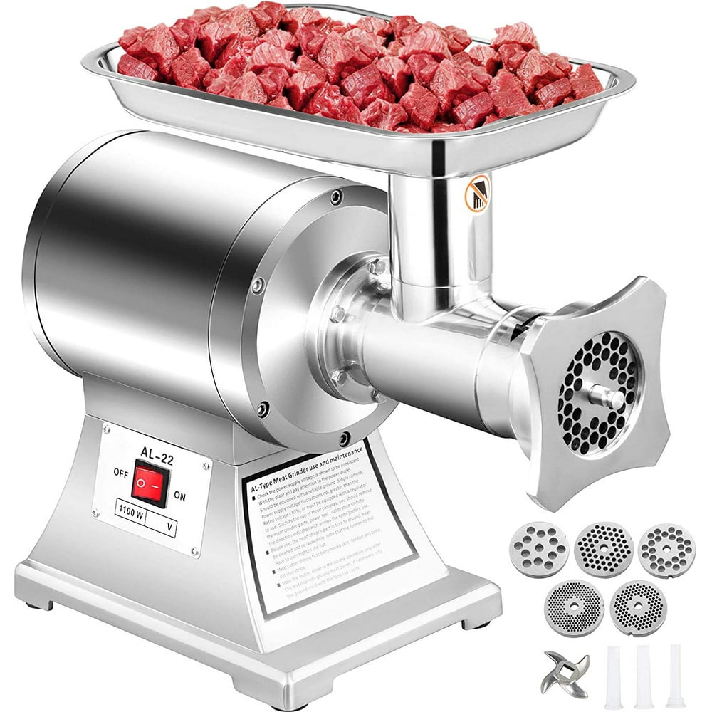 VEVOR Commercial Meat Grinder 550Lbs/hour 750W 190 PRM Sausage Stuffer