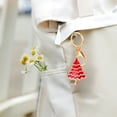 thumbnail image 4 of Christmas Bells 4.7in Christmas Small Tag Pendant Metal Father Christmas Keychain Christmas Accessories, 4 of 6
