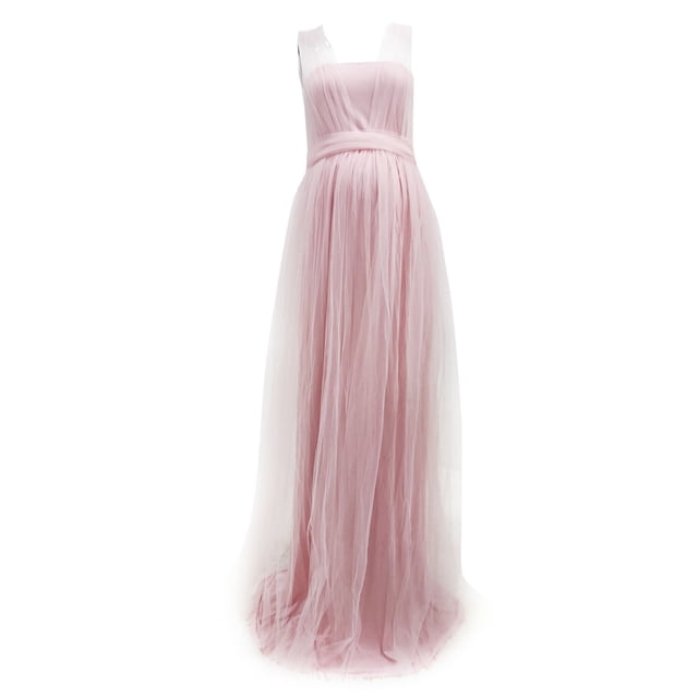 Robe de Maternité Sans Manches pour Femmes Accessoires Photographie Femmes Enceintes Robe de Maternité Robe Princesse en Tulle Uni
