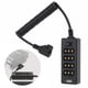 thumbnail image 4 of Adaptador de Puerto D-Tap, Voltaje Estable Facilidad de Uso Divisor de Cable Femenino D de 4 Puertos Conveniente para la Batería de la Cámara de Bloqueo V, 4 of 7
