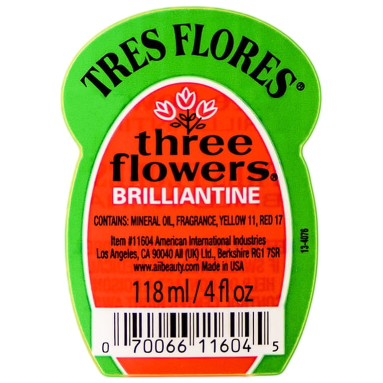 Three Flowers Brilliantine Styling Oil, 2 Pack, 4 fl oz Each photo 3