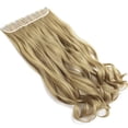 thumbnail image 4 of SEGO 3/4 Full Head Curly Wave Clips in Hair Extensions Synthetic Hairpieces for Women One Piece 5 Clips, 4 of 7