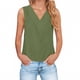 thumbnail image 1 of TaTaai Womens solid crew neck t-shirt, linen cotton blend, short sleeve, button cuff, cutout design, casual comfortable, lightweight, perfect for weekend trips & casual gatherings Gift, 1 of 9