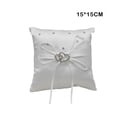 thumbnail image 4 of Injueey Anillo de tela Almohada Reemplazo portátil Adorable Decorativo Hogar Sofá Anillos de boda Portador Cojín Decoración Ornamento Juegos de cama 15x15cm Injueey HA075094-02, 4 of 6
