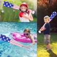 thumbnail image 3 of Miangastore 4pcs Inflates Baseball Bats American Flag Inflatable Bats 4th of July Party Favors, 3 of 7