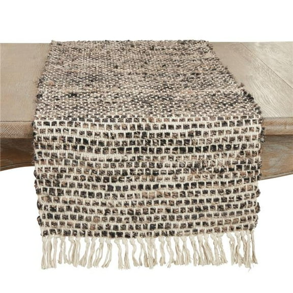 Saro Lifestyle Sleek Striped Table Runner