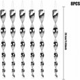 thumbnail image 2 of Espantapájaros en espiral, espantapájaros en espiral reflectante, varillas en espiral de plástico, espantapájaros moderno para huerto, granja, jardín, Triumph, 8 piezas, 2 of 5