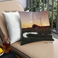 thumbnail image 1 of Ahgly Company State North Dakota Outdoor Throw Pillow, 18 inch by 18 inch, 1 of 6