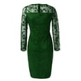 thumbnail image 5 of Sngxgn Women's Ruffle Hem Sleeveless Tank Dress Round Neck Casual Summer Mini Dresses(Green,S), 5 of 5